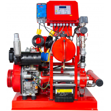 ETNA Y2 KO 15/9-55+D10+KO 4/9 Yatay Pompalı Alarm Kitli Yangın Hidroforu